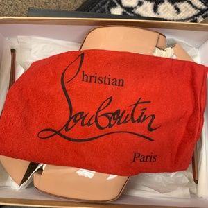 Christian Louboutin Peep Toe Heels